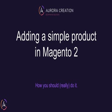 Adding a simple product in magento 2