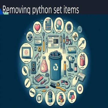 How to add new items in python sets .pptx