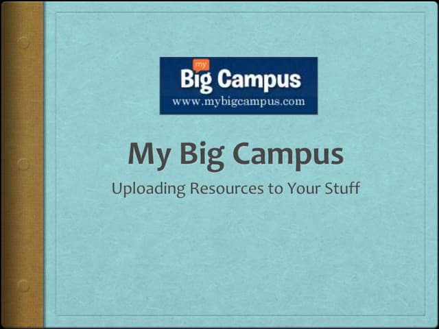 Uploading resources to_mbc