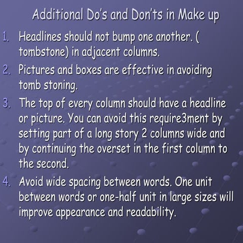 Additional Do’s and Don’ts in Make up.ppt