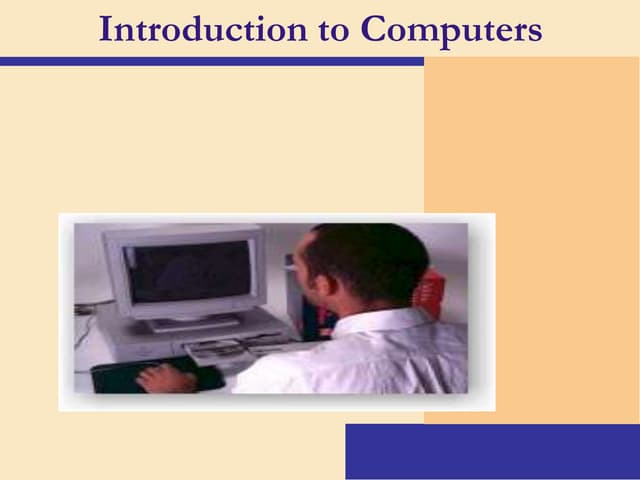 Additional notes   introduction to computers