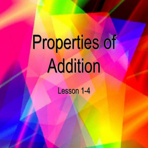 addition_properties_powerpoint.ppt differentiate properties of addition ...