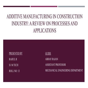 ADDITIVE MANUFACTURING OF THERMOPLASTICS | PDF