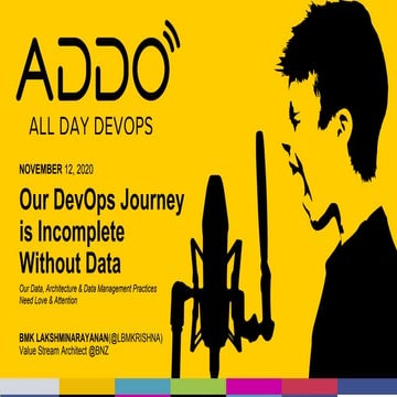 Our DevOps Journey is Incomplete Without Data