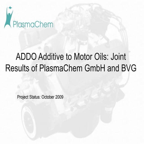 ADDO a nano diamond & graphite based oil additive | PDF