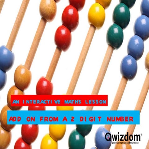 Add on from a 2 digit number b | PPT