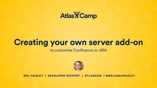 Creating Your Own Server Add-on that Customizes Confluence or JIRA