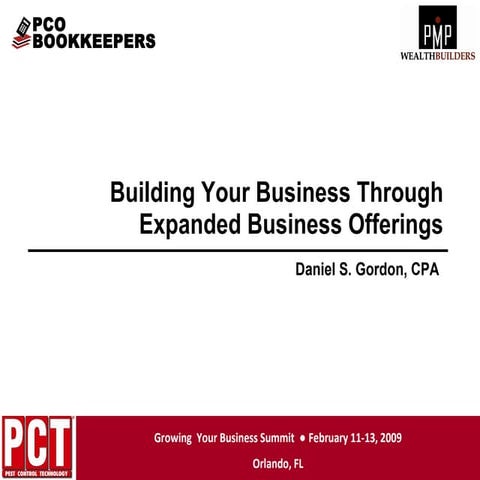 Add on services For the PCO