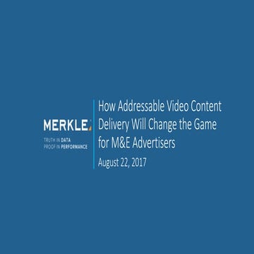 How Addressable Video Content Delivery Will Change the Game for Advertisers