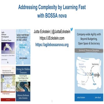 Addressing Complexity by Learning fast with BOSSA nova