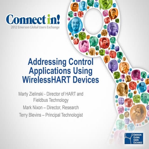 Addressing control applications using wireless hart devices