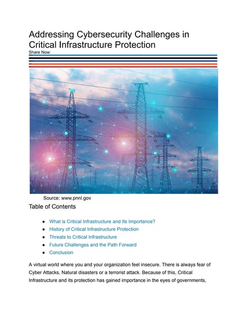 Stunning Critical Infrastructure From Cyber Threats image