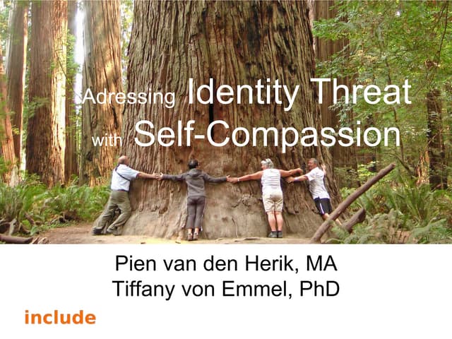 Addressing Identity Threat with Self-Compassion