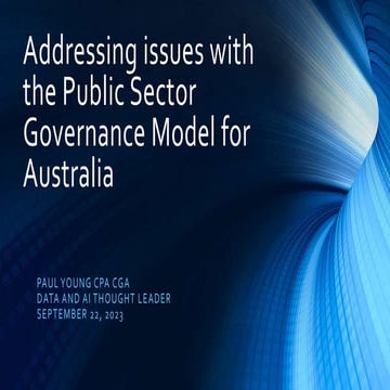 Addressing issues with the Public Sector Governance Model.pptx