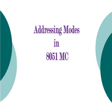 A Comprehensive Guide to 8051 Microcontroller Addressing Modes and ...