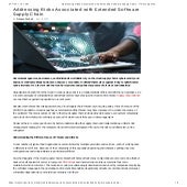 Addressing Risks Associated with Extended Software Supply Chain - ITSecurityW...