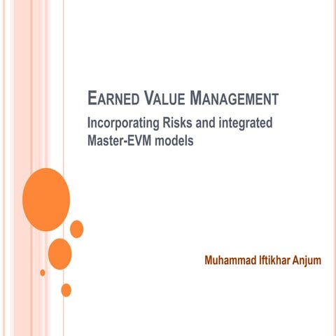 Earned Value Management (EVM) Limitations