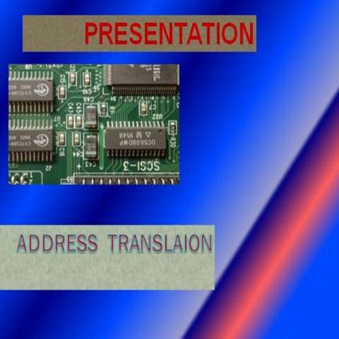 Address translaion 12