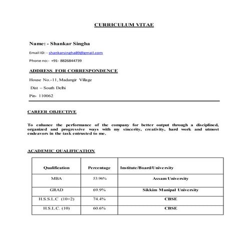 Resume | DOCX