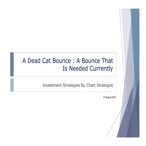 A dead cat bounce