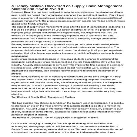 🚀 Supply Chain Management Career Path: How It Works & Key Features 📊 ...