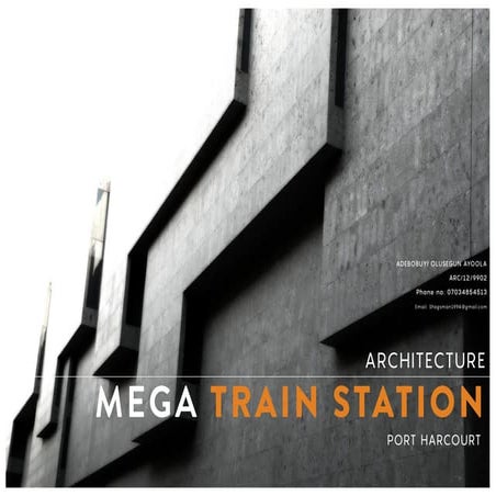 MEGA TRAIN STATION, Port-Harcourt | PDF