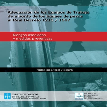 Adecuación de los equipos de trabajo a bordo rd 1215 1997 litoral y bajura (a...