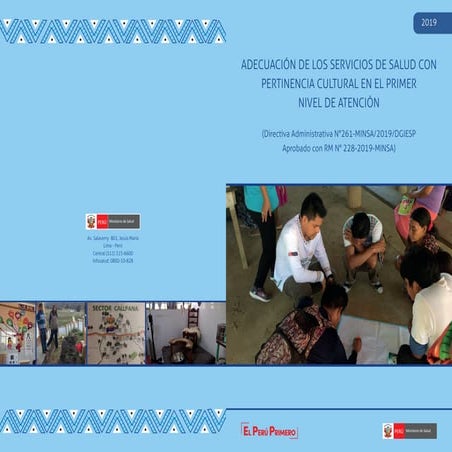 Directiva administrativa para la adecuación de los servicios de salud con pertinencia cultural en el primer nivel de atención - Document Preview