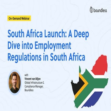 A Deep Dive into Employment Regulations in South Africa | PDF