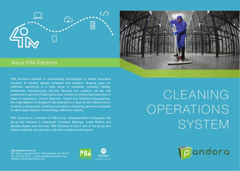 Pandora Cleaning Operations System Brochure