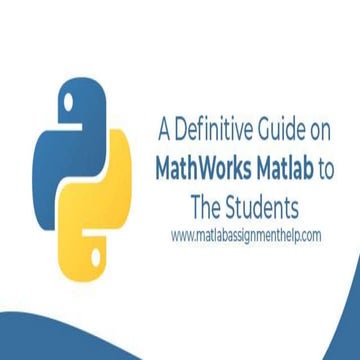 A definitive guide on math works matlab to the students | PPT
