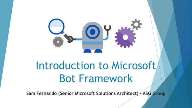 Introduction to Microsoft Bot Framework