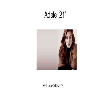 Adele 21 | PPTX