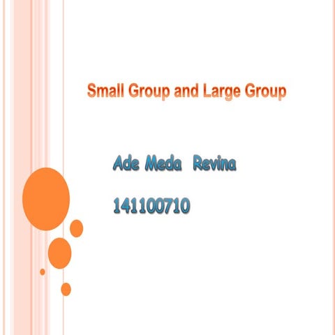 Small Group Teaching | PPTX