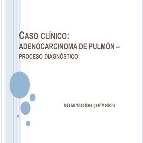 Adenocarcinoma de pulmon