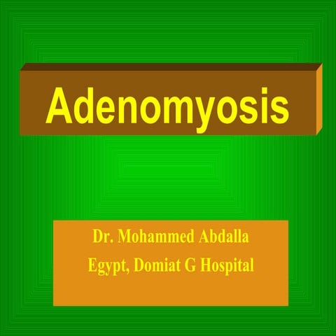 adenomyosis