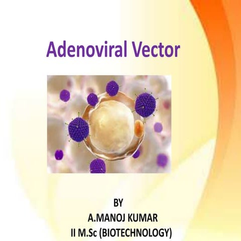 Adenoviral vector