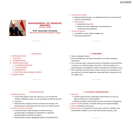 Adenxal mass guidelines2020