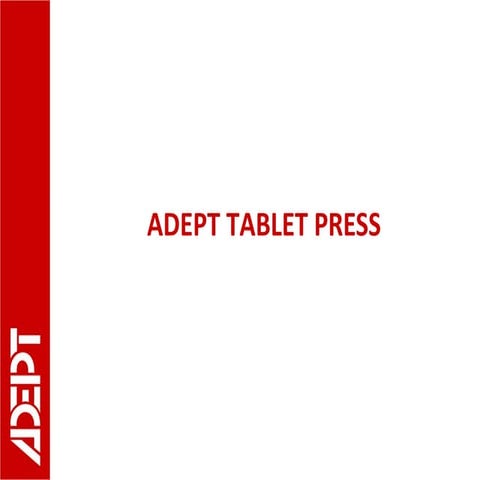 Adept Double Rotary Press