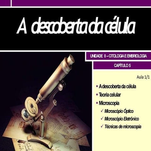 A descoberta da_celula | PPT