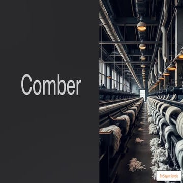 A detailed overview on Comber machine.pdf
