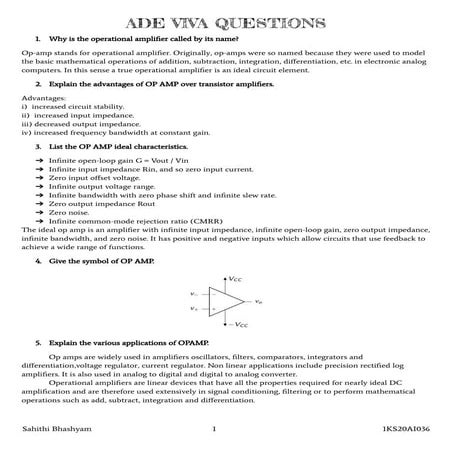 ADE VIVA QUESTIONS