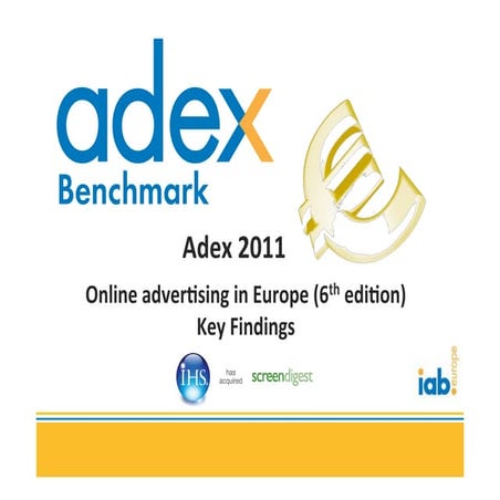 Adex 2011   online advertising in europe