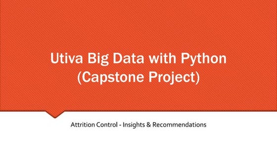 Utiva Big Data Analytics with Python | PDF