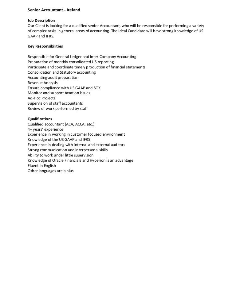 Senior Accountant 1
