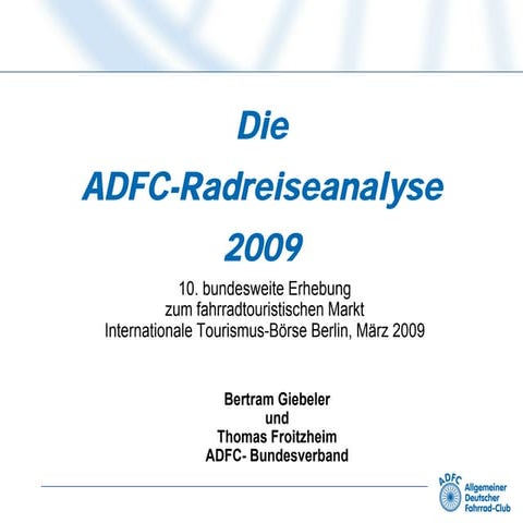 Radreiseanalyse 2009