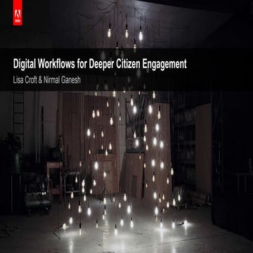 Track C-3: Digital Workflows for Deeper Citizen Engagement
