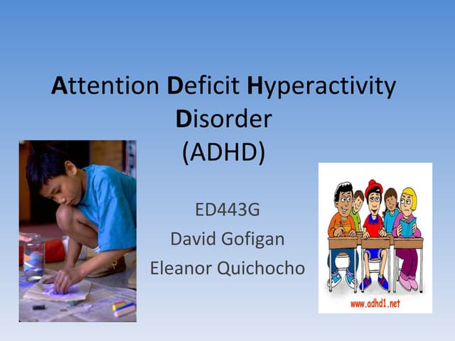 Adhd Ppt