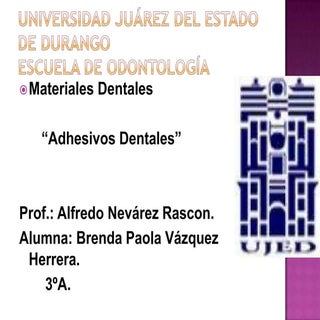 Adhesivos Dentales Brenda Paola Váz...