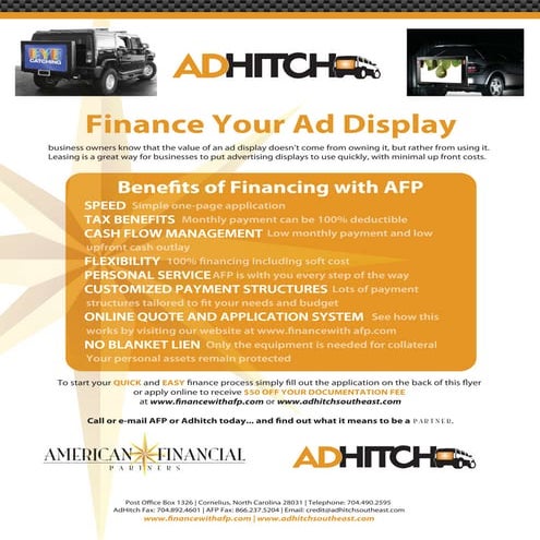 ADHITCH Credit Application